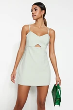 Trendyol Green Strapless Woven Overalls