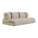 Sofa rozkładana z beżowym obiciem Karup Design Buckle Up Linen