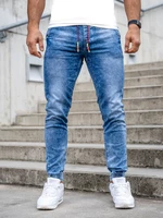 Modré pánské džínové jogger kalhoty Bolf 51049S0