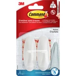 3M  Háčik pre dizajnérov Command ™ Bad Medium (d x š x v) 79 x 29 x 29 mm biela Množstvo: 2 ks