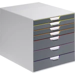 Durable VARICOLOR 7 - 7607 760727 box so zásuvkami sivá DIN A4, DIN C4, Folio, Letter Počet zásuviek: 7
