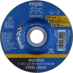 PFERD 62012620 E 125-2,8 PSF DUO STEELOX brúsny kotúč lomený  125 mm 22.23 mm 10 ks