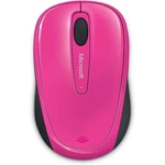 Myš Microsoft Wireless Mobile Mouse 3500 (GMF-00277) ružová bezdrôtová myš • technológia BlueTrack • pohon AA batéria (životnosť cca 8 mesiacov) • USB