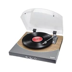 Gramofón ION Premier LP Natural Wood sivý/hnedý gramofón • vstavané reproduktory • 3 rýchlosti prehrávania (33, 45, 78 ot/min) • 11" tanier • funkcia 