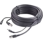 Napájecí, video prodlužovací kabel Sygonix SY-4714566, černá, 1 ks