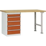 Dílenském COMBI model 4 s multiplex deska, Šxhxv = 2000 x 700 x 840 mm Manuflex WC5106.2001 WC5106.2001