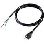 Síťový kabel s napájecí zásuvkou Basetech XR-1638092, 2.00 m, černá