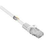 Síťový kabel RJ45 Basetech BT-2272260, CAT 5e, U/UTP, 10.00 m, bílá