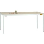 Manuflex LD1113.7035 ESD pracovní stůl UNIDESK s kaučuk deska, světle šedá RAL 7035, Šxhxv = 2000 x 800 x 720-730 mm