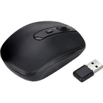 Infračervený Wi-Fi myš Renkforce Silent RF-4403900, integrovaný scrollpad, černá Infračervený Wi-Fi myš Renkforce Silent RF-4403900, integrovaný scrollpad, černá