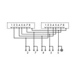 Propojovací modul s RJ-45 připojením a stíněnou objímkou 289-966 WAGO Množství: 5 ks