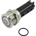 Sirénka / kontrolka, 80 dB 12 V/DC, 19 mm, IP40, červená