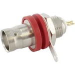 BNC zásuvka, vestavná vertikální Telegärtner J01001C1222, 50 Ω, 1 ks