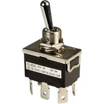 Páčkový spínač SCI R13-29B, 250 V/AC, 10 A, 2x zap/zap, 1 ks