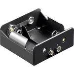 Bateriový držák na 2x Velké mono Goobay 11452, tlačítkové připojení , (d x š x v) 73 x 71 x 31 mm
