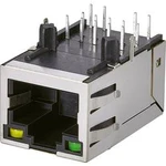 RJ45 konektor EDAC A64-113-231N420 - zásuvka, vestavná horizontální RJ45 počet pólů: 10P8C, kov, 1 ks