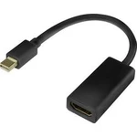 DisplayPort / HDMI adaptér Renkforce [1x mini DisplayPort zástrčka - 1x HDMI zásuvka], černá