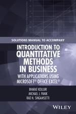 Solutions Manual to Accompany Introduction to Quantitative Methods in Business