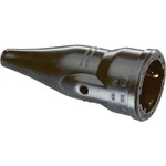 Zásuvka ABL Sursum 1479090, guma, IP20, 230 V, černá