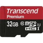 Paměťová karta microSDHC, 32 GB, Transcend Premium, Class 10, UHS-I