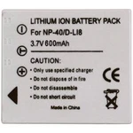 Li-Ion akumulátor pro videokameru FUJI NP-40, 3,7 V, 600 mAh, tmavě šedá