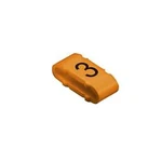 Označovací kroužek Weidmüller CLI M 2-4 OR/SW 3 MP 1733651512, oranžová, 100 ks