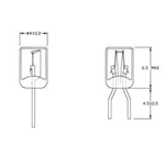 21619501 speciální žárovka čirá T1 1/4 WT 19 V 50 mA