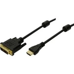 HDMI / DVI kabel LogiLink [1x HDMI zástrčka - 1x DVI zástrčka 18+1pólová] černá 2.00 m