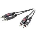 Cinch audio kabel SpeaKa Professional SP-7869768, 2.50 m, černá