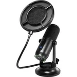 USB studiový mikrofon kabelový Thronmax M2KIT, stojan, vč. kabelu, vč. svorky, vč. tašky, vč. ochrany proti větru