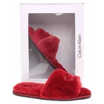 Dámské domácí pantofle Calvin Klein HW0HW00634 XB8 red currant 40