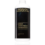 Brazil Keratin Gold Anti Frizz Conditioner regenerační kondicionér pro nepoddajné a krepatějící se vlasy 550 ml