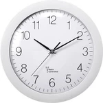 DCF nástěnné hodiny Basetech 1556547, vnější Ø 300 mm, bílá