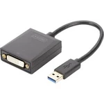 DVI / USB 3.0 adaptér Digitus DA-70842, černá