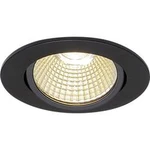 LED vestavné svítidlo SLV 114380, 9 W, N/A, černá (matná)