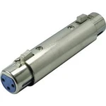 XLR adaptér Kash 55070, XLR zásuvka - XLR zásuvka, mono, pólů 3, 1 ks