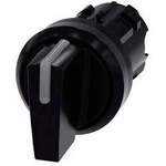 Kloubový spínač Siemens 3SU1002-2BL10-0AA0, otočný přepínač, 2 x 45 °, černá, 1 ks