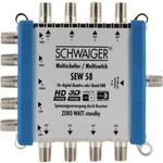 Rozdělovač satelitního signálu Schwaiger SEW58 531 Vstupy (vícenásobný spínač): 5 (4 SAT/1 terestrický) Počet účastníků: 8 Standby