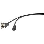 USB 2.0 kabel Renkforce RF-4489587, 1.00 m, černá