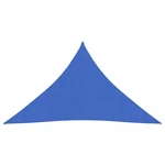 Stínící plachta trojúhelníková HDPE 3 x 3 x 3 m Dekorhome Modrá