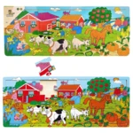 BABU - Deskové puzzle farma - 21ks