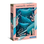 Clementoni 35070 - Puzzle Fantastic Animals 500 Narwhal