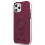 Tok Karl Lagerfeld PC/TPU Metallic Iconic Outline  iPhone 12 Pro Max, pink - PC