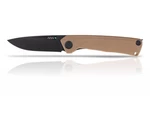 Zatvárací nôž Z200 G10 Liner Lock ANV® - farba rukoväte: piesková, DLC čierna čepeľ (Farba: Piesková, Varianta: Čierna čepeľ - DLC)