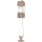 BabyOno Take Care Brush for Bottles and Teats kefa na čistenie 2 v 1 Grey 1 ks