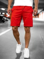 Pantaloni scurți de trening roșii Bolf K10003