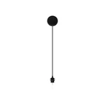 Suport de suspendare pentru abajururi Cannonball black Ø 12cm L 2,5 m - UMAGE