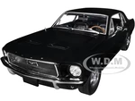 1968 Ford Mustang Coupe "He Country Special" Bill Goodro Ford Denver Colorado Stealth Black 1/18 Diecast Car Model by Greenlight
