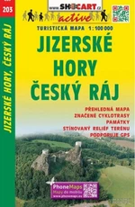 Jizerské hory, Český ráj 1:100 000