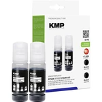 KMP Ink refill náhradný Epson 111, 111 EcoTank, T03M1, C13T03M140 kompatibilná Dual čierna E195 1649,0001